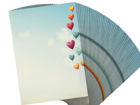 Stationery Love is in the air Writing paper